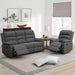 Modern Living Room Set With Manual Recliner Home Essentials