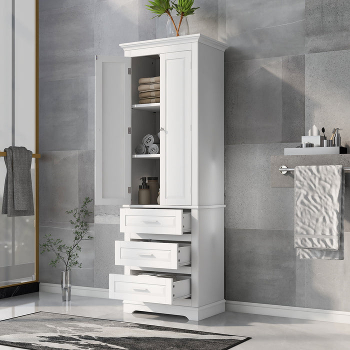 Storage Cabinet With 3 Drawers For Bathroom Hearth and Haven