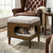 Letitia - Cat Bed Ottoman - Walnut Noble House