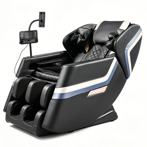 Massage Chair Recliner, Zero Gravity & Full Body Air Pressure - Black Home Essentials