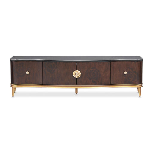 Camellia Field - Media Cabinet - Dark Brown Michael Amini