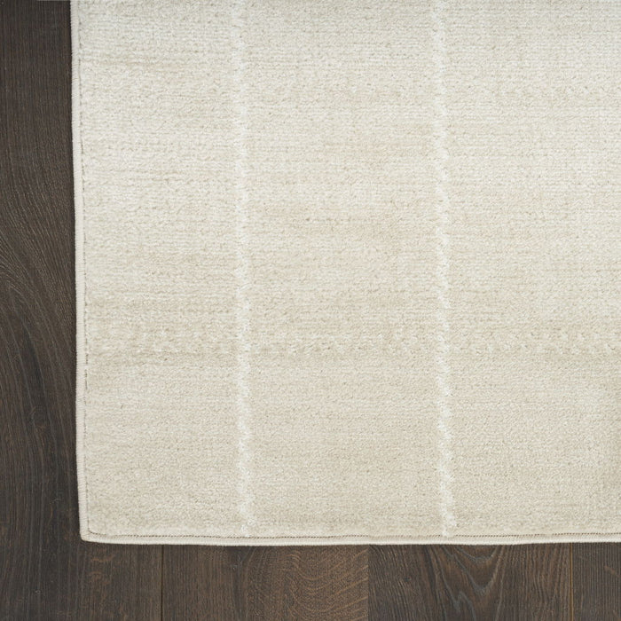 9' x 12' Geometric Area Rug - Cream