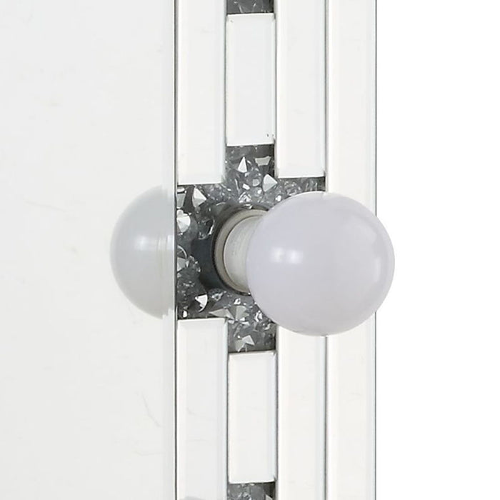 Noralie - Accent Mirror - Faux Diamonds & Mirrored ACME