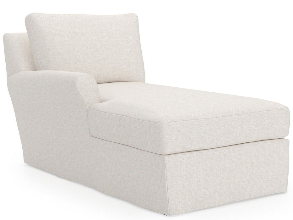 Clermont - Slipcover Chaise LAF, Special Order - White