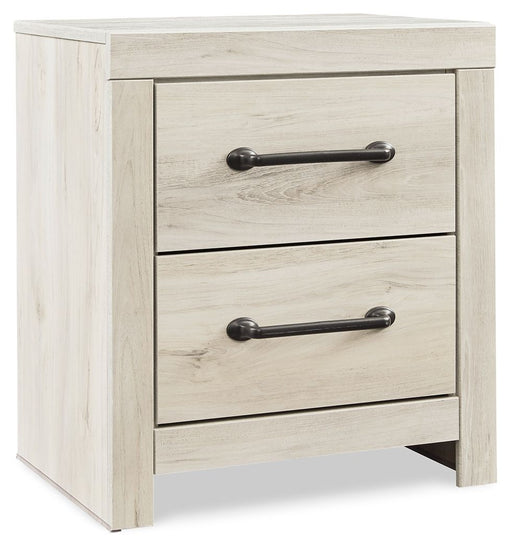 Cambeck - Two Drawer Night Stand - Whitewash Signature Design by Ashley®