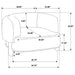 Kensing - Barrel Back Accent Chair Furniture Max