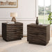 Nightstand With 2 Drawers, No Handles Home Essentials