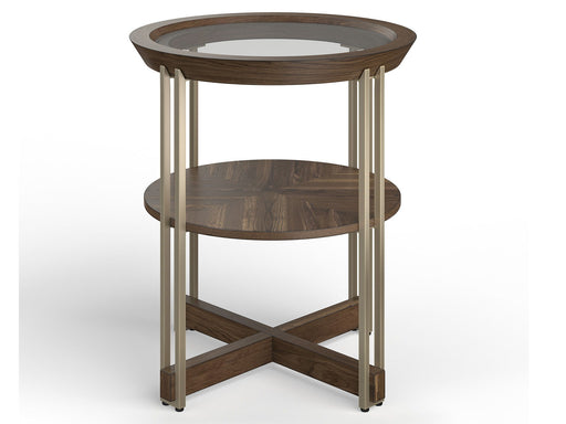 Elora - Round End Table - Walnut Magnussen Furniture