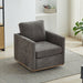 Square Upholstered Swivel Accent Chair Home Essentials