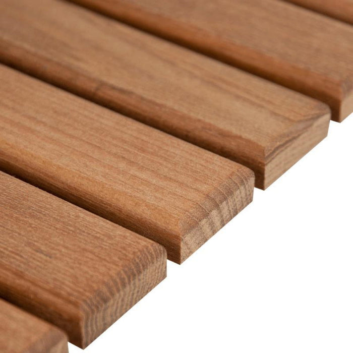 25" Premium Shower Bath Mat - Teak