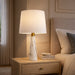 Enclave - Hydro Table Lamp With On / Off Switch Base Shade - Gold / White / White Marble Ashcroft Furniture