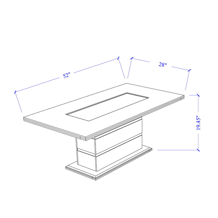 Ariya - Coffee Table - Dark Gray Global Furniture USA