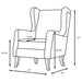 Brookridge - Wingback Accent Club Chair - Brown Furniture Max