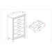 Harry - Chest Storage Chest With 5 Drawers - Brown Global Furniture USA