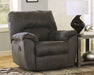 Tambo - Rocker Recliner - Pewter Signature Design by Ashley®