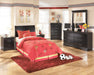 Huey Vineyard - Five Drawer Chest - Black Signature Design by Ashley®