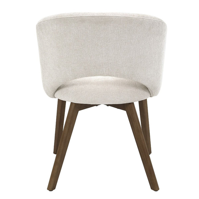 Eada - Arm Chair (Set of 2) - Beige Chenille ACME
