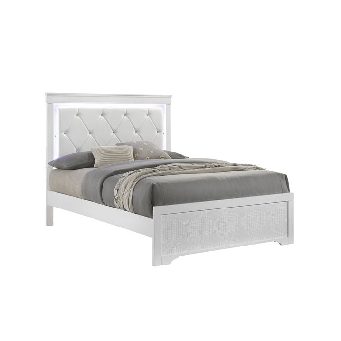 Blaze - Modern Bed With LED Headboard Matrix Furniture Group