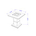 Ariya - End Table - Black Global Furniture USA