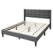Bed Upholstered Box Design Headboard Home Essentials