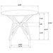 Barlow - Round Dining Table - Light Brown Furniture Max