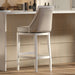 Modern Swivel Stool With Tall Back Home Essentials