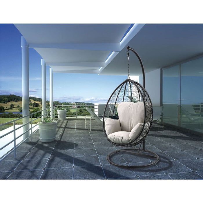 Simona - Patio Swing Chair with Stand ACME