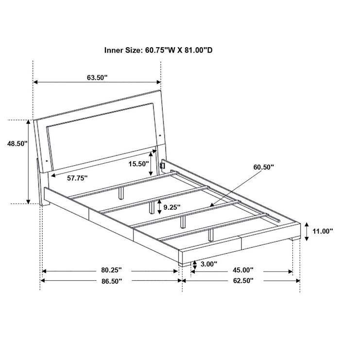 Dulcey - Bedroom Set & LED Lighting Furniture Max