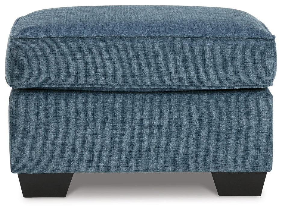 Cashton - Ottoman - Blue Signature Design by Ashley®