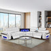 Nova - Sectional With Bluetooth Speaker, LED And Lifting Wine Cabinet Matrix Furniture Group
