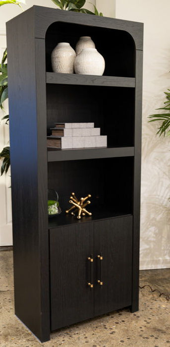 Clanden - Display Cabinet - Black Signature Design by Ashley®