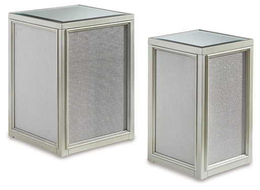 Traleena - Nesting End Tables (Set of 2) - Silver Finish Signature Design by Ashley®