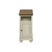 Accent End Table, Storage, Traditional - White 8th Street