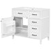 Modern Bathroom Vanity With Sink Top, Flip Drawer Design Hearth and Haven