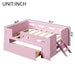 Platform Bed With Guardrail And Drawer Dreamland
