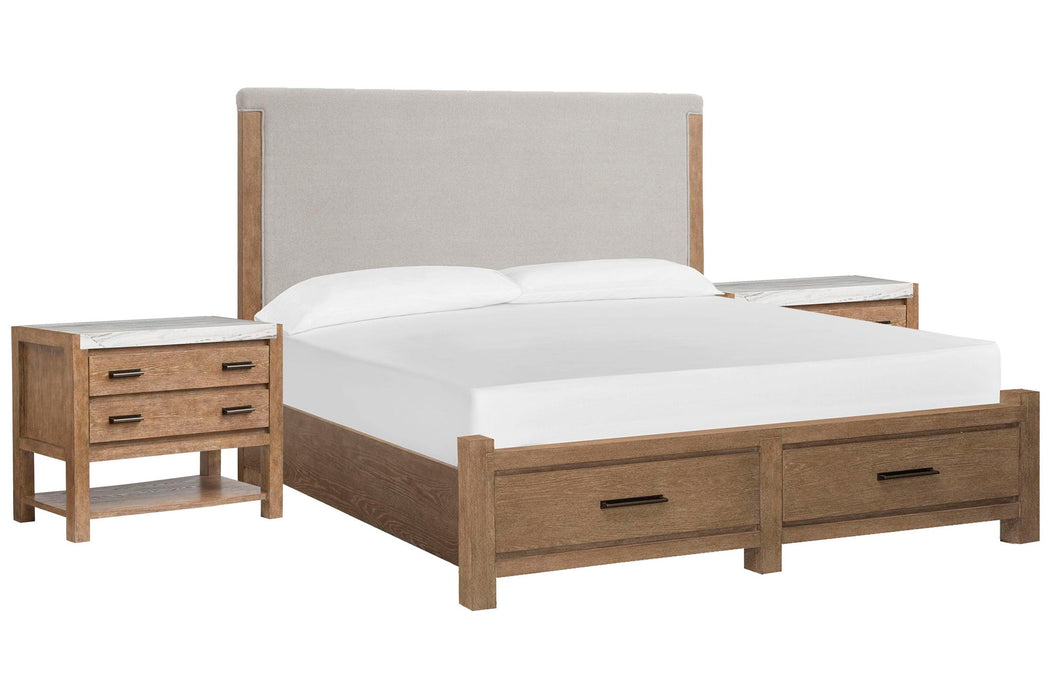 Plum Creek - Upholstered Panel Storage Bedroom Set Magnussen Furniture
