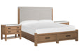 Plum Creek - Upholstered Panel Storage Bedroom Set Magnussen Furniture