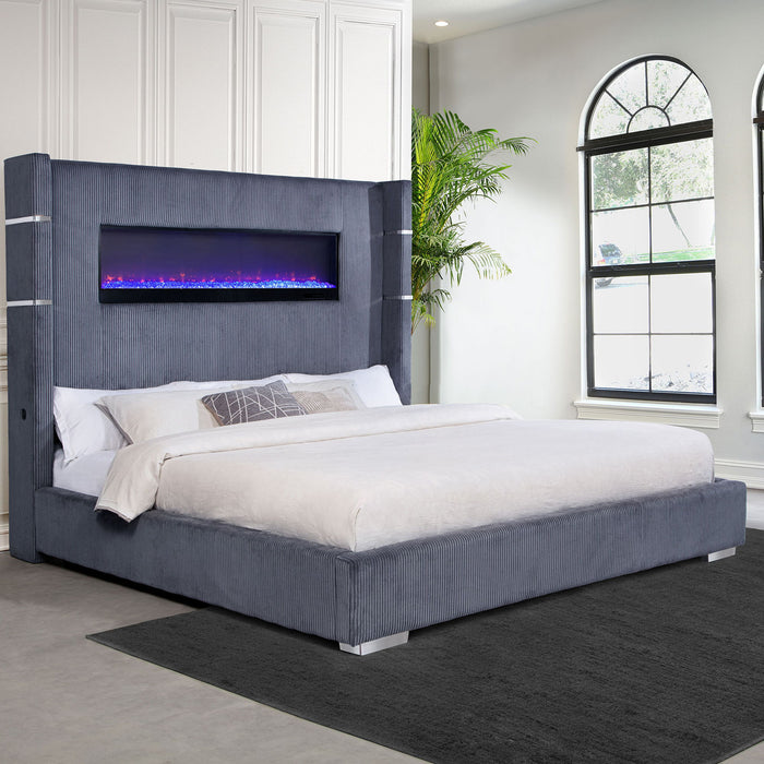Judah - Flame Visualizer Bed Furniture Max