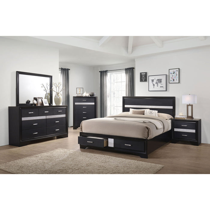 Corbin - Queen Bedroom Set With Storage - Black