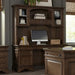 Stigham - 5 Drawer Credenza With Hutch - Oak Furniture Max