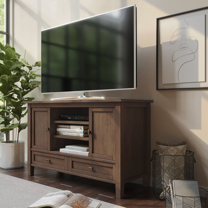 Warm Shaker - TV Media Stand Handcrafted Simpli-Home