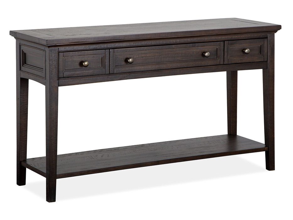 Westley Falls - Rectangular Sofa Table - Graphite Magnussen Furniture