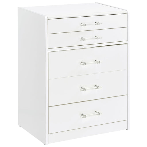 Ayuba - 3 Drawer Makeup Vanity Table With Mirror And Stool Furniture Max