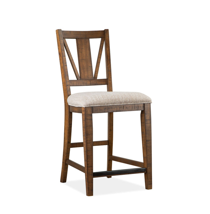Bay Creek - Counter Chair With Upholstered Seat (Set of 2) - Toasted Nutmeg Magnussen Furniture