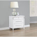 Robinson - 3 Drawer Nightstand - White Furniture Max