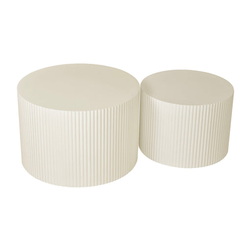 Wave Stripe Nesting Coffee Table (Set of 2) Home Essentials
