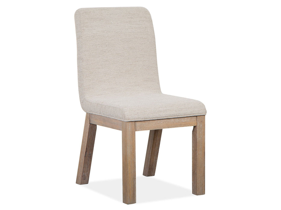Ainsley - Upholstered Host Side Chair (Set of 2) - Cerused Khaki Magnussen Furniture