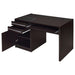 Maxim - 2 Drawer Computer Desk With Lift Top Storage And Power Outlet - Cappuccino Furniture Max