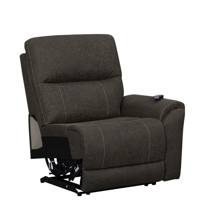 Gaia - RAF Recliner With Power Headrest, Footrest, Massage, Heat - Sable New Classic