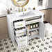 Bathroom Vanity With Sink, 4 Drawers, 2 Doors Hearth and Haven